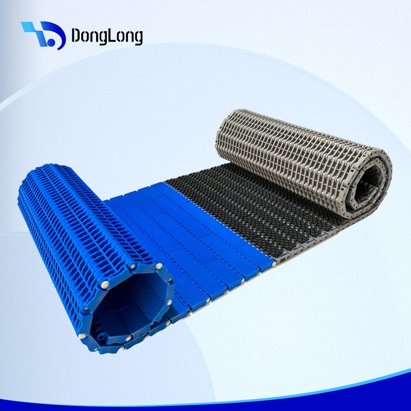 900 Flat Top Rubber Coated Modular Belt - Conveyor Belt - jiaxing-huanyu.com