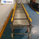 Telescopic Curved Roller Conveyor - Conveyor System - jiaxing-huanyu.com