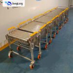 Telescopic Curved Roller Conveyor - Conveyor System - jiaxing-huanyu.com