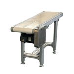 White PVC Belt Conveyor With Aluminum Profile Frame - Conveyor System - jiaxing-huanyu.com