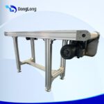 White PVC Belt Conveyor With Aluminum Profile Frame - Conveyor System - jiaxing-huanyu.com
