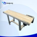 White PVC Belt Conveyor With Aluminum Profile Frame - Conveyor System - jiaxing-huanyu.com