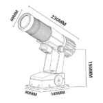 40Watts -indoor series Gobo Projector - Indoor Series - jiaxing-huanyu.com