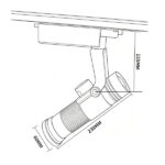 30Watts – Recessed &Track Series Gobo Projector - Recessed &Track Series - jiaxing-huanyu.com